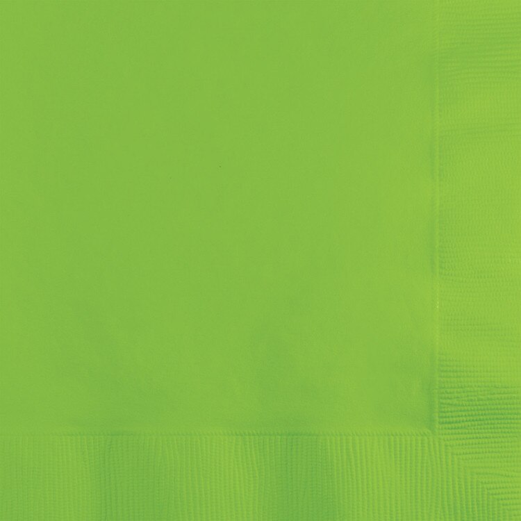 Solid Beverage Napkins fresh lime